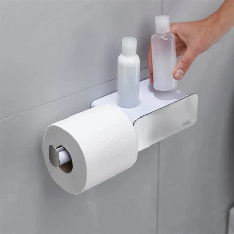 Joseph Joseph EasyStore Steel Toilet Roll Holder - 70529 4 Joseph Joseph EasyStore Steel Toilet Roll Holder - 70529 - Image 2