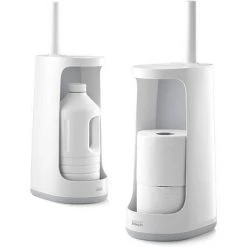 Joseph Joseph Flex Store Toilet Brush with Extra-large Caddy - Grey/White - 70537 -FlushPro Shop 70537 D2 460