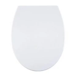 Aqualona Duroplast Soft Close Toilet Seat with Quick Release - White - 77399