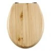 Aqualona Natural Wooden MDF Toilet Seat - 77597 2 Aqualona Natural Wooden MDF Toilet Seat - 77597 -FlushPro Shop 77597 P