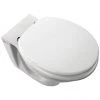 Euroshowers - MDF Anti Bacterial Toilet Seat - White - 82995 -FlushPro Shop 82995 ANTIBAC LARGE