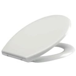 Euroshowers - ONE Seat Universal Soft Close Toilet Seat - White - 83311 -FlushPro Shop 83311 detail 460