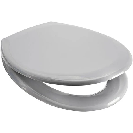 Euroshowers Rainbow Soft Close Toilet Seat - Light Grey - 84320 3 Euroshowers Rainbow Soft Close Toilet Seat - Light Grey - 84320