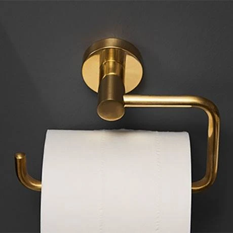 Miller Bond Polished Untreated Brass Toilet Roll Holder - 8710MP 4 Miller Bond Polished Untreated Brass Toilet Roll Holder - 8710MP - Image 2