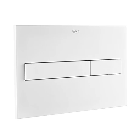 Roca PL7 Operating Panel Dual Flush Plate - Matt White - 890088207 3 Roca PL7 Operating Panel Dual Flush Plate - Matt White - 890088207
