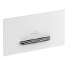 Villeroy and Boch ViConnect Glass Glossy White Dual Flush Plate - 922160RE -FlushPro Shop 922160RE P