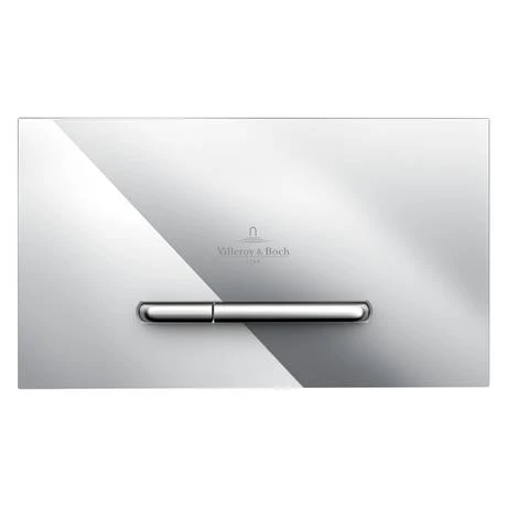 Villeroy and Boch ViConnect Chrome Dual Flush Plate - 92218061 4 Villeroy and Boch ViConnect Chrome Dual Flush Plate - 92218061 - Image 2