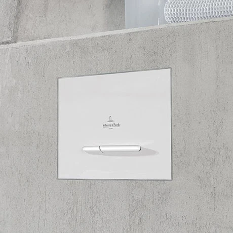 Villeroy and Boch ViConnect White Dual Flush Plate - 92218068 3 Villeroy and Boch ViConnect White Dual Flush Plate - 92218068