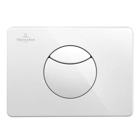 Villeroy and Boch ViConnect White Dual Flush Plate - 92248568 4 Villeroy and Boch ViConnect White Dual Flush Plate - 92248568 - Image 2