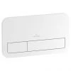 Villeroy and Boch ViConnect White Dual Flush Plate - 92249068 2 Villeroy and Boch ViConnect White Dual Flush Plate - 92249068 -FlushPro Shop 92249068 P