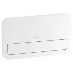 Villeroy and Boch ViConnect White Dual Flush Plate - 92249068