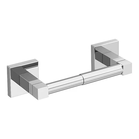 Milan Square Toilet Roll Holder - Chrome 3 Milan Square Toilet Roll Holder - Chrome