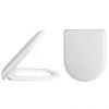 Alaska Luxury D-Shaped Soft Close Top-Fixing Toilet Seat - AL02