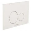 BagnoDesign Aquaeco Gloss White Dual Flush Plate with Round Buttons 1 BagnoDesign Aquaeco Gloss White Dual Flush Plate with Round Buttons -FlushPro Shop AQE K5230 K ESG3 WH P