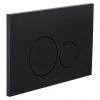 BagnoDesign Aquaeco Matt Black Dual Flush Plate with Round Buttons 1 BagnoDesign Aquaeco Matt Black Dual Flush Plate with Round Buttons -FlushPro Shop AQE K5230 K ESG4 MB P