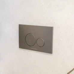 BagnoDesign Aquaeco Anthracite Dual Flush Plate with Round Buttons 5 BagnoDesign Aquaeco Anthracite Dual Flush Plate with Round Buttons -FlushPro Shop AQE K5230 K ESG7 D1 460