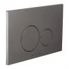 BagnoDesign Aquaeco Anthracite Dual Flush Plate with Round Buttons 1 BagnoDesign Aquaeco Anthracite Dual Flush Plate with Round Buttons -FlushPro Shop AQE K5230 K ESG7 P
