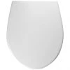 Twyford Alcona Toilet Seat and Cover with Bottom Fix Metal Hinges -FlushPro Shop AR7853WH P