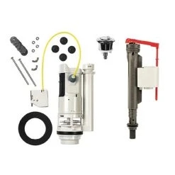 Wirquin Kayla Cable Operated Dual Flush Valve Universal Bottom Entry Fitting Pack