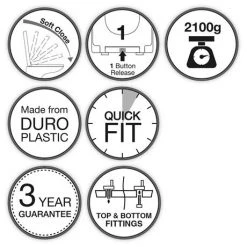 Arezzo Matt Black Soft Close Toilet Seat -FlushPro Shop AZ BLK TS d1 460