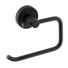 Arezzo Matt Black Round Toilet Roll Holder -FlushPro Shop AZB116 prod