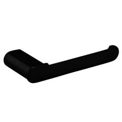 Arezzo Matt Black Toilet Roll Holder -FlushPro Shop AZB165TR d2 460