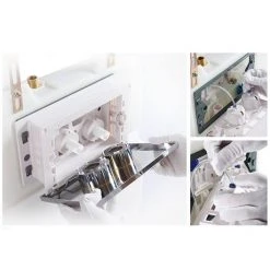 Arezzo Compact Concealed Cistern with White Flush Plate - Round Buttons 11 Arezzo Compact Concealed Cistern with White Flush Plate - Round Buttons -FlushPro Shop AZCCWHIR n d4 460