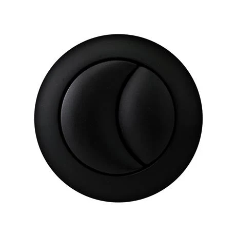 Arezzo Matt Black Cistern Flush Button - 48mm Hole 4 Arezzo Matt Black Cistern Flush Button - 48mm Hole - Image 2