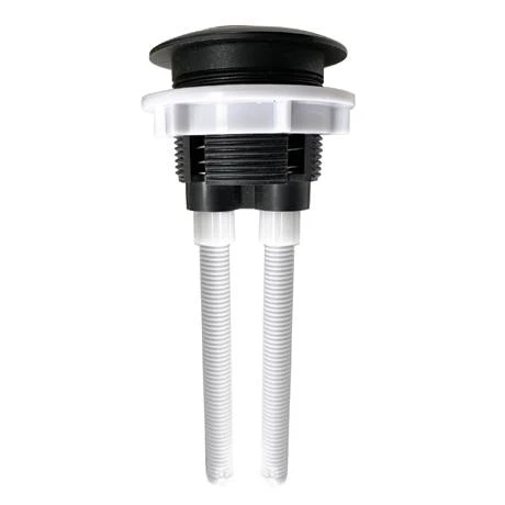 Arezzo Matt Black Cistern Flush Button - 48mm Hole 5 Arezzo Matt Black Cistern Flush Button - 48mm Hole - Image 3