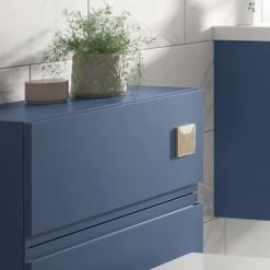 Arezzo Concealed WC Cistern incl. Brushed Brass Square Flush Plate -FlushPro Shop AZSQBBPK d6 460