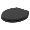 Bayswater Matt Black Porchester Soft Close Toilet Seat -FlushPro Shop BAYF154 P