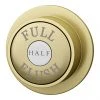 Chatsworth Traditional Dual Flush Push Button - Brushed Brass -FlushPro Shop BRAFB1 n p