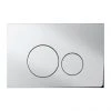 Crosswater Central Chrome Dual Flush Plate - CEFLUSHC+ -FlushPro Shop CEFLUSHC PN