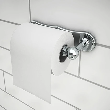 Chatsworth Traditional "Dog Bone" Toilet Roll Holder Chrome 3 Chatsworth Traditional "Dog Bone" Toilet Roll Holder Chrome