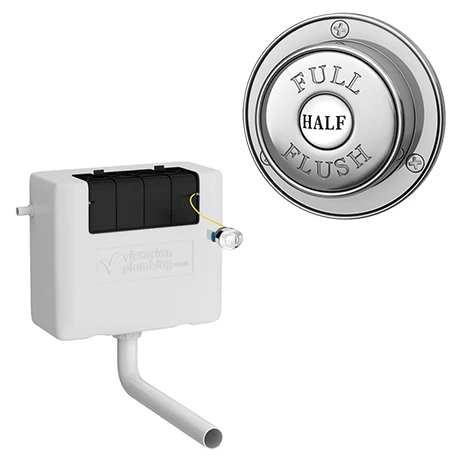 Chatsworth Premium Traditional Dual Flush Concealed Cistern 3 Chatsworth Premium Traditional Dual Flush Concealed Cistern