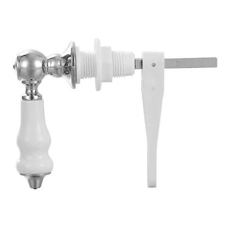 Coniston Chrome Traditional Ceramic Cistern Lever 4 Coniston Chrome Traditional Ceramic Cistern Lever - Image 2