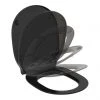 Ideal Standard Connect Air Silk Black Soft Close Slim Toilet Seat & Cover -FlushPro Shop E0368V3 P
