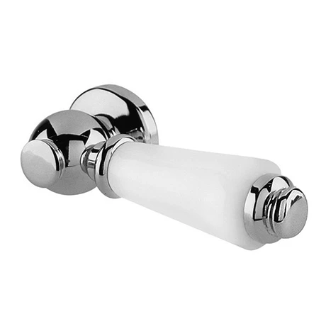Hudson Reed White Ceramic Cistern Lever - E370 3 Hudson Reed White Ceramic Cistern Lever - E370