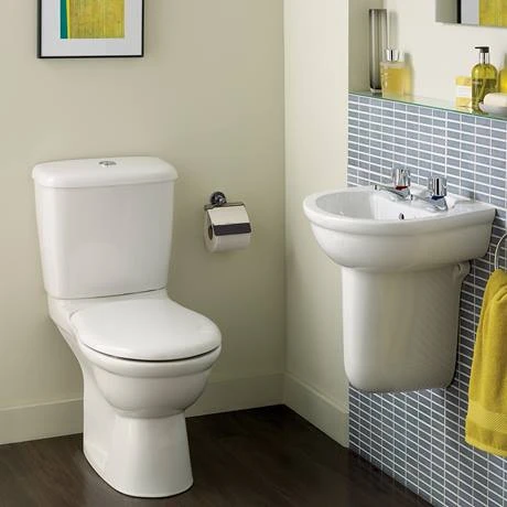 Ideal Standard Alto Toilet Seat & Cover with Stainless Steel Hinges 4 Ideal Standard Alto Toilet Seat & Cover with Stainless Steel Hinges - Image 2