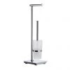 Smedbo Outline Lite Square Freestanding Toilet Brush and Roll Holder - FK603 -FlushPro Shop FK603 P