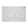 RAK Ecofix Matt White Dual Flush Plate with Round Buttons 1 RAK Ecofix Matt White Dual Flush Plate with Round Buttons -FlushPro Shop FSRAKPPL003500 P