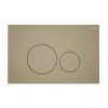 RAK Ecofix Matt Cappuccino Dual Flush Plate with Round Buttons