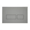 RAK Ecofix Matt Grey Dual Flush Plate with Rectangular Buttons 1 RAK Ecofix Matt Grey Dual Flush Plate with Rectangular Buttons -FlushPro Shop FSRAKPPL006503 P