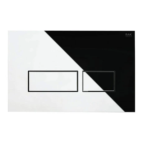 RAK Ecofix Chrome Dual Flush Plate with Rectangular Buttons 3 RAK Ecofix Chrome Dual Flush Plate with Rectangular Buttons