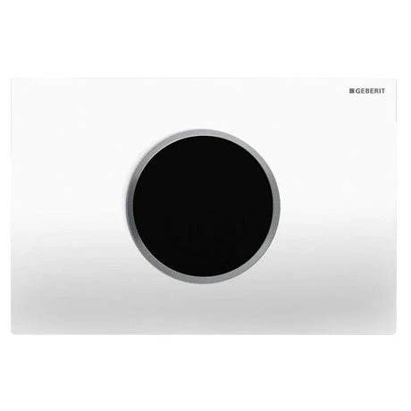 Geberit Sigma10 White + Matt Chrome Touchless Automatic Flush for UP320 Cistern 3 Geberit Sigma10 White + Matt Chrome Touchless Automatic Flush for UP320 Cistern
