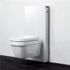 Geberit - Monolith WC Frame & Cistern for Wall Hung WC's - White/Aluminium -FlushPro Shop Geberit Monolith WC Frame Cistern for Wall Hung WCs White p