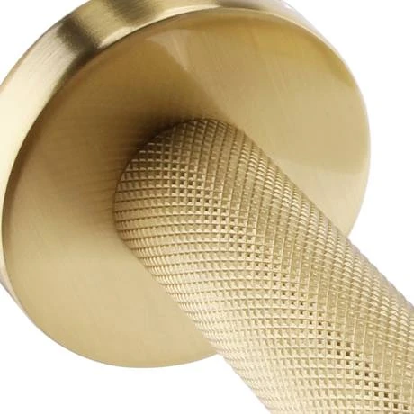 Arezzo Industrial Style Brushed Brass Toilet Roll Holder 4 Arezzo Industrial Style Brushed Brass Toilet Roll Holder - Image 2