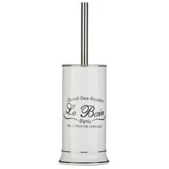 'Le Bain' White Ceramic Toilet Brush - 1601339