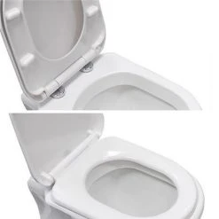 Nuie Luxury D-Shape Soft Close Toilet Seat with Top Fix, Quick Release - NTS004 8 Nuie Luxury D-Shape Soft Close Toilet Seat with Top Fix, Quick Release - NTS004 -FlushPro Shop Luxury D Shape Soft Close Top Fixing Quick Release Toilet Seat NTS004 d2 375