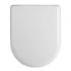 Nuie Luxury D-Shape Soft Close Toilet Seat with Top Fix, Quick Release - NTS004 -FlushPro Shop Luxury D Shape Soft Close Top Fixing Quick Release Toilet Seat NTS004 p